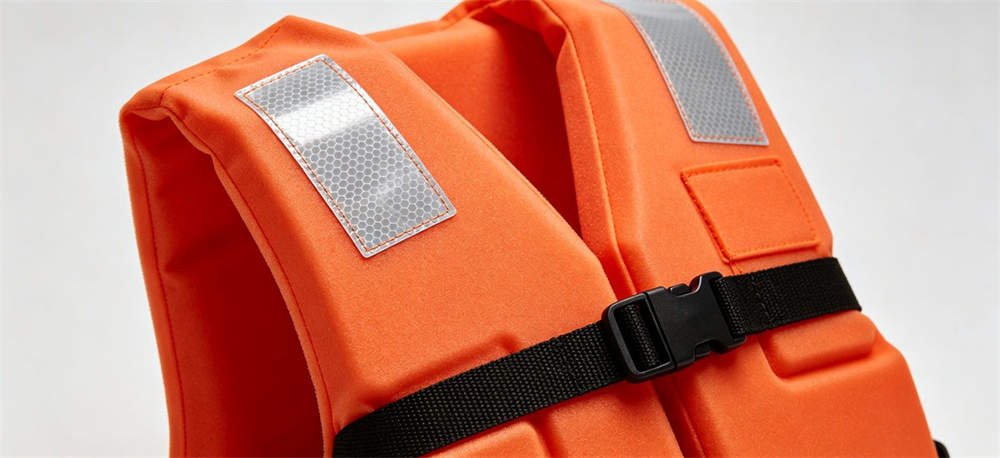 Life jacket detail reflective strip buckle for institutional procurement, inspection and supply planning