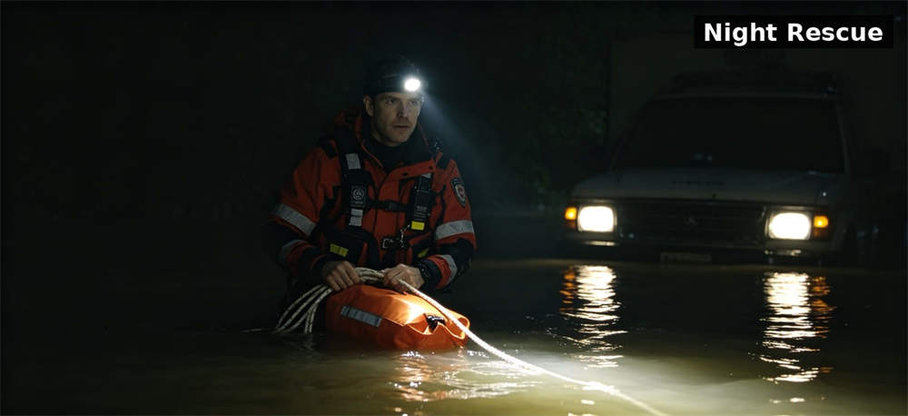 Throw bag orange night rescue reflective for institutional procurement, inspection and supply planning