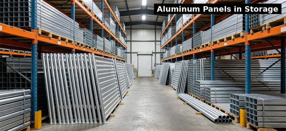 Aluminum panels warehouse for institutional procurement, inspection and supply planning