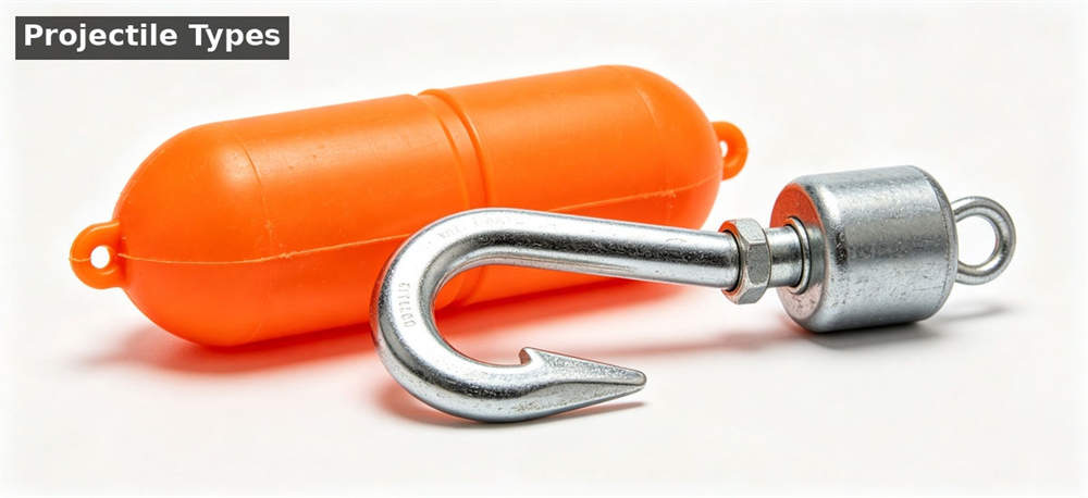 Rescue launcher projectile types detail for institutional procurement, inspection and supply planning