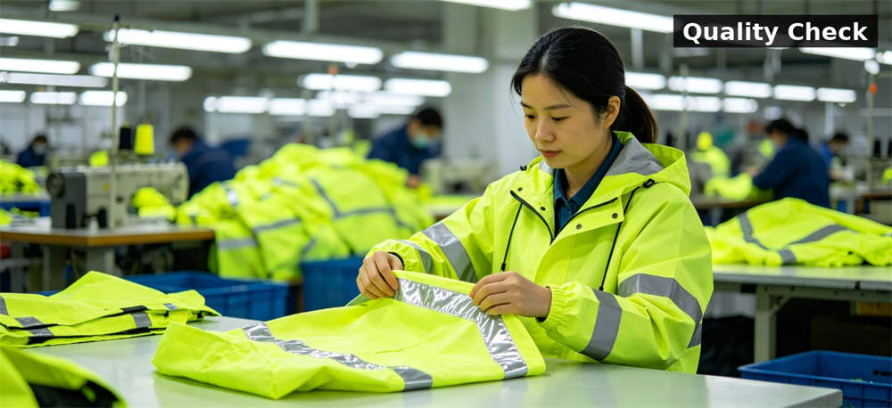 Factory qc reflective strip for institutional procurement, inspection and supply planning