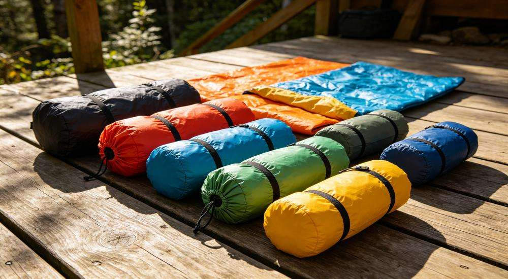 Wide angle view of factory audit and supplier screening, inspector checking sleeping bag production facility, professional industrial photography Wide angle view of factory audit and supplier screening, inspector checking sleeping bag production facility, professional industrial photography