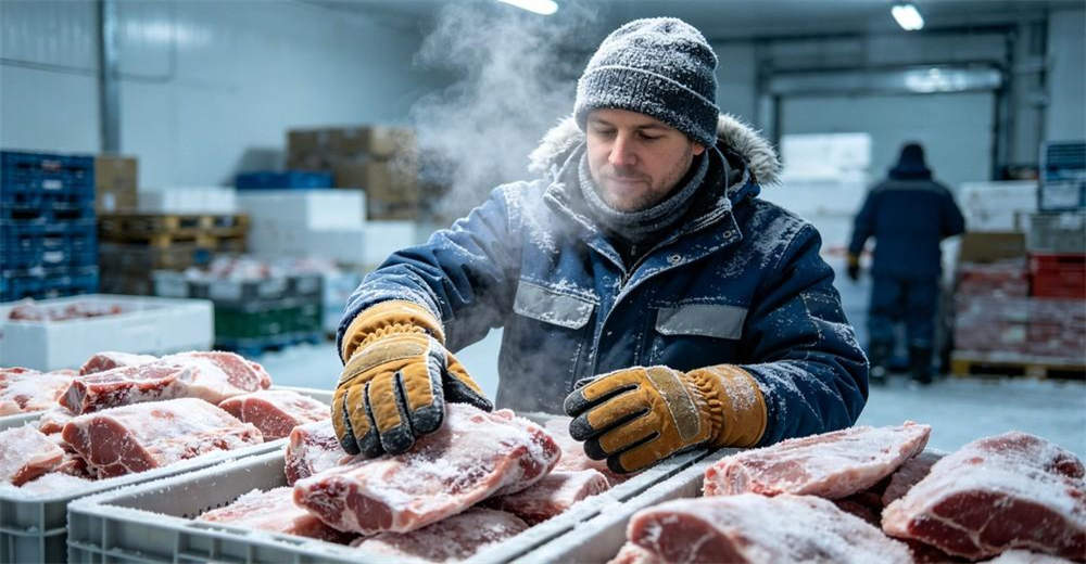 Cold storage work gloves thermal insulated freezer room safety gloves wholesale bulk supplier China