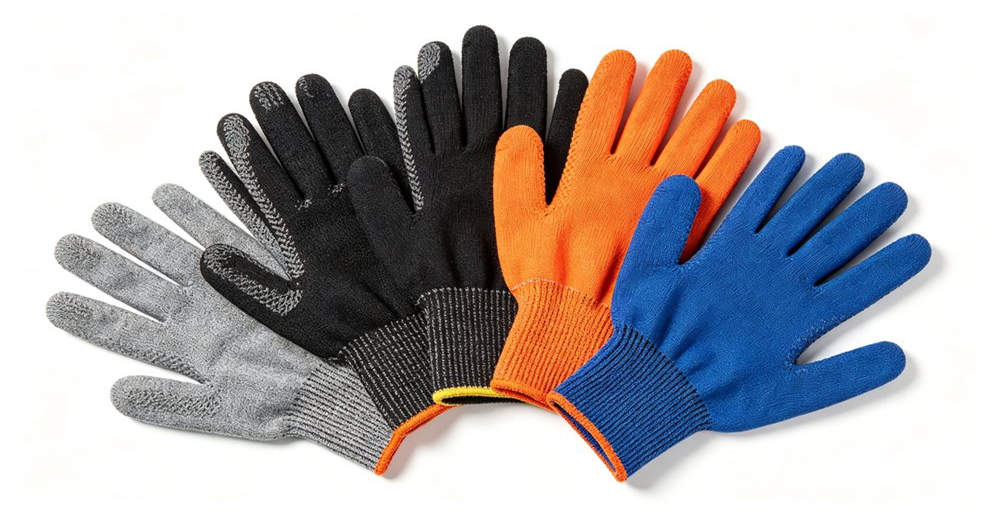 New cut resistant gloves fan display multi colors level 5 safety gloves wholesale bulk supplier China