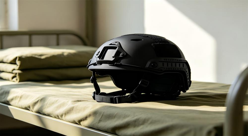 Black MICH style military helmet for military textiles ppe wholesale head protection equipment supply for military ppe wholesale head protection and safety gear