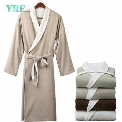 Satin-Seiden-Bademantel