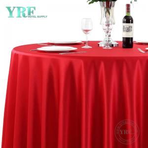 Custom Colored Round Disposable Tablecloth