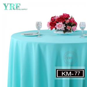 Luxury Round Blue Sequin Tablecloth