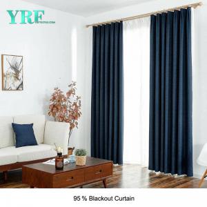 bright blue blackout curtains