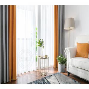 orange blackout curtains
