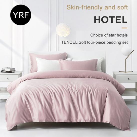 Luxe 5 Sterne Nizza Qualität Queen Size Softest Pink Hotelbettwäsche