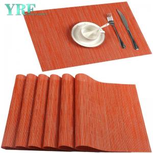 Banque Square Orange Beaded Placemats