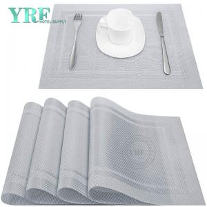 Oblong Outdoor Silver Placemats