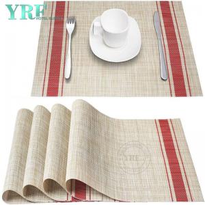 Rectangular Christmas Red line Placemats