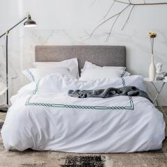 Bestickte Bettwäsche mit 1000 Fäden für Hotels