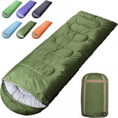 Warmer Schlafsack in Armeegrün