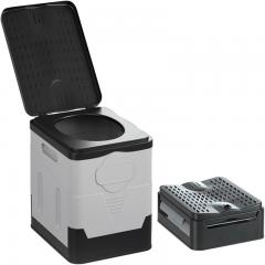 Schnell zusammenklappbare tragbare Toilette